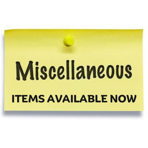 Miscellaneous Items